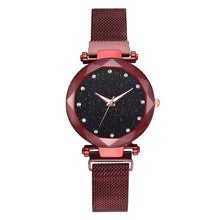 Load image into Gallery viewer, Luxury Women Watches Ladies Magnetic Starry Sky Clock Fashion Diamond Female Quartz Wristwatches relogio feminino zegarek damski