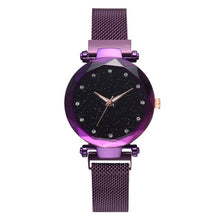 Load image into Gallery viewer, Luxury Women Watches Ladies Magnetic Starry Sky Clock Fashion Diamond Female Quartz Wristwatches relogio feminino zegarek damski