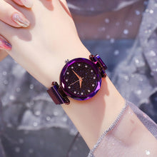 Load image into Gallery viewer, Luxury Women Watches Ladies Magnetic Starry Sky Clock Fashion Diamond Female Quartz Wristwatches relogio feminino zegarek damski