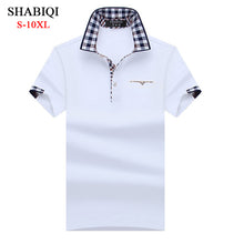 Load image into Gallery viewer, SHABIQI Classic Brand Men shirt Men Polo Shirt Men Short Sleeve Polos Shirt Casual Polo Shirt Plus Size 6XL 7XL 8XL 9XL 10XL