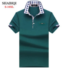 Load image into Gallery viewer, SHABIQI Classic Brand Men shirt Men Polo Shirt Men Short Sleeve Polos Shirt Casual Polo Shirt Plus Size 6XL 7XL 8XL 9XL 10XL