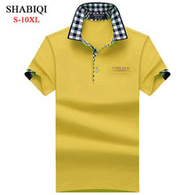 Load image into Gallery viewer, SHABIQI Classic Brand Men shirt Men Polo Shirt Men Short Sleeve Polos Shirt Casual Polo Shirt Plus Size 6XL 7XL 8XL 9XL 10XL