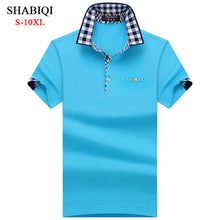 Load image into Gallery viewer, SHABIQI Classic Brand Men shirt Men Polo Shirt Men Short Sleeve Polos Shirt Casual Polo Shirt Plus Size 6XL 7XL 8XL 9XL 10XL