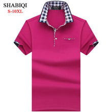 Load image into Gallery viewer, SHABIQI Classic Brand Men shirt Men Polo Shirt Men Short Sleeve Polos Shirt Casual Polo Shirt Plus Size 6XL 7XL 8XL 9XL 10XL