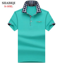 Load image into Gallery viewer, SHABIQI Classic Brand Men shirt Men Polo Shirt Men Short Sleeve Polos Shirt Casual Polo Shirt Plus Size 6XL 7XL 8XL 9XL 10XL