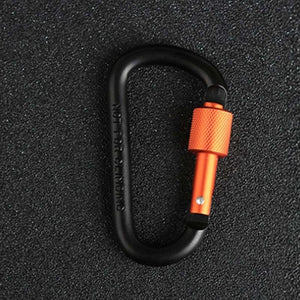 8cm Aluminum Alloy Carabiner D-Ring Key Chain Clip Multi-color Camping Keyring Snap Hook Outdoor Travel Kit Quickdraws CL128