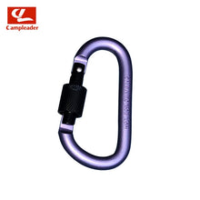 Load image into Gallery viewer, 8cm Aluminum Alloy Carabiner D-Ring Key Chain Clip Multi-color Camping Keyring Snap Hook Outdoor Travel Kit Quickdraws CL128