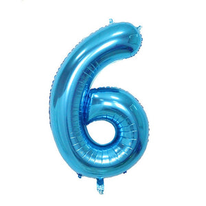 32 inch Pink Blue 40 inch Red Foil Balloon Large Helium Number 0-9 Globo Birthday Party for Kids Party Cartoon Hat Decor