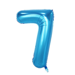 32 inch Pink Blue 40 inch Red Foil Balloon Large Helium Number 0-9 Globo Birthday Party for Kids Party Cartoon Hat Decor