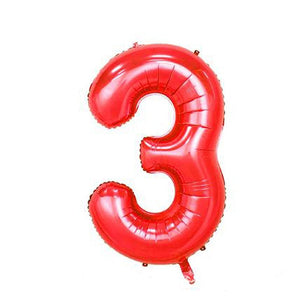 32 inch Pink Blue 40 inch Red Foil Balloon Large Helium Number 0-9 Globo Birthday Party for Kids Party Cartoon Hat Decor