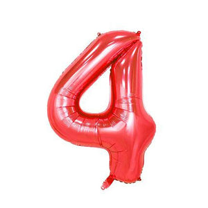 32 inch Pink Blue 40 inch Red Foil Balloon Large Helium Number 0-9 Globo Birthday Party for Kids Party Cartoon Hat Decor