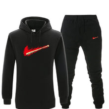 Load image into Gallery viewer, New 2018 Brand Tracksuit men thermal underwear Men Sportswear Sets Fleece Thick hoodie+Pants Sporting Suit Malechandal hombre