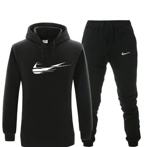 New 2018 Brand Tracksuit men thermal underwear Men Sportswear Sets Fleece Thick hoodie+Pants Sporting Suit Malechandal hombre