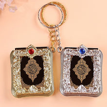 Load image into Gallery viewer, 2019 Fashion Jewelry Mini Arabic Quran Quran Islamic Islamic Allah Real Paper Can Read Pendant Keyring Fashion Religious Jewelry