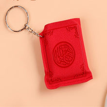 Load image into Gallery viewer, 2019 Fashion Jewelry Mini Arabic Quran Quran Islamic Islamic Allah Real Paper Can Read Pendant Keyring Fashion Religious Jewelry