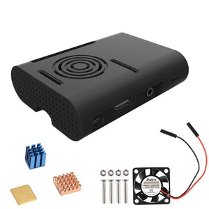 For Raspberry Pi 3 case Official ABS enclosure Raspberry pi 2 box shell from the Raspberry Pi Foundation+Cooling Fan