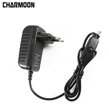 Load image into Gallery viewer, 5V 3A Power Supply Charger AC Adapter Micro USB Cable with Power On/Off Switch For Raspberry Pi 3 banana  pi pro Model B B+ Plus
