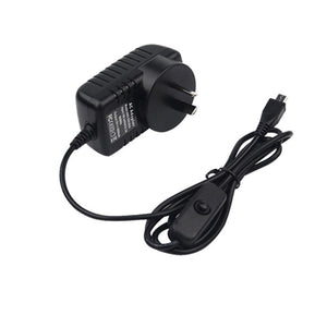 5V 3A Power Supply Charger AC Adapter Micro USB Cable with Power On/Off Switch For Raspberry Pi 3 banana  pi pro Model B B+ Plus