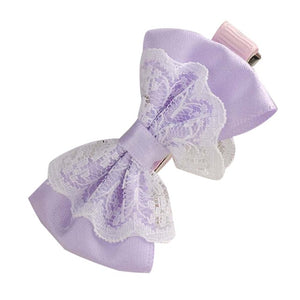 Adorable Baby Headwear Cute Lace Bowknot Hair Clips Baby Girl Hairpin Child Hair Accessories Problema della carta *5