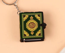 Load image into Gallery viewer, 2019 Fashion Jewelry Mini Arabic Quran Quran Islamic Islamic Allah Real Paper Can Read Pendant Keyring Fashion Religious Jewelry