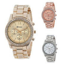 Load image into Gallery viewer, Geneva Classic Luxury Rhinestone Watch Women Watches Fashion Ladies Watch Women&#39;s Watches Clock Reloj Mujer Montre Femme