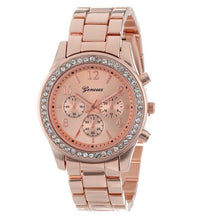 Load image into Gallery viewer, Geneva Classic Luxury Rhinestone Watch Women Watches Fashion Ladies Watch Women&#39;s Watches Clock Reloj Mujer Montre Femme