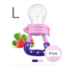 Load image into Gallery viewer, Baby Birth Fruit Teether Nipple Food Mordedor Bite Newborn Baby Silicone Teethers Safety Feeder Bite Food Teether Oral Care