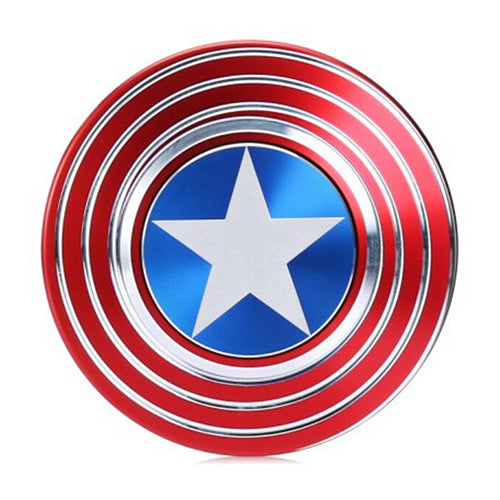 Captain America Fidget Spinner EDC Hand Spinners ADHD Kids Christmas Gifts Metal Finger Toys Spinners