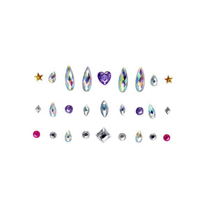 Temporary Crystal Face Eye Tattoo Stickers 3D Glitter Face Gems Jewels Sticker Eyebrow Music Festival Body Art Diamond Tattoo