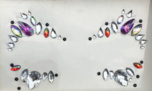 Load image into Gallery viewer, Temporary Crystal Face Eye Tattoo Stickers 3D Glitter Face Gems Jewels Sticker Eyebrow Music Festival Body Art Diamond Tattoo