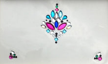 Load image into Gallery viewer, Temporary Crystal Face Eye Tattoo Stickers 3D Glitter Face Gems Jewels Sticker Eyebrow Music Festival Body Art Diamond Tattoo