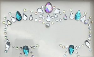 Temporary Crystal Face Eye Tattoo Stickers 3D Glitter Face Gems Jewels Sticker Eyebrow Music Festival Body Art Diamond Tattoo