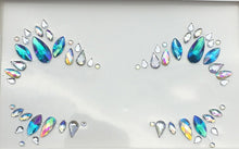 Load image into Gallery viewer, Temporary Crystal Face Eye Tattoo Stickers 3D Glitter Face Gems Jewels Sticker Eyebrow Music Festival Body Art Diamond Tattoo