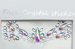 Temporary Crystal Face Eye Tattoo Stickers 3D Glitter Face Gems Jewels Sticker Eyebrow Music Festival Body Art Diamond Tattoo