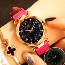 Load image into Gallery viewer, Fashion Women Watches 2019 Best Sell Star Sky Dial Clock Luxury Rose Gold Women&#39;s Bracelet Quartz Wrist Watches New Dropshipping