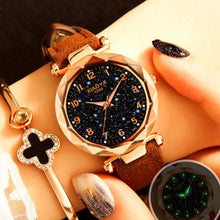 Load image into Gallery viewer, Fashion Women Watches 2019 Best Sell Star Sky Dial Clock Luxury Rose Gold Women&#39;s Bracelet Quartz Wrist Watches New Dropshipping
