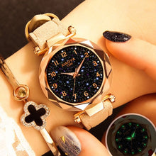Load image into Gallery viewer, Fashion Women Watches 2019 Best Sell Star Sky Dial Clock Luxury Rose Gold Women&#39;s Bracelet Quartz Wrist Watches New Dropshipping