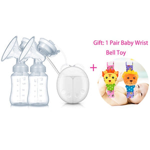 GL Double Electric Breast Pump Milk Pump for Baby Feeding Strong Suction FDA Infant Milk Extractor Breast Enlargement Pumps