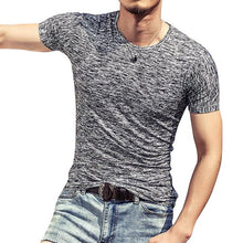 Load image into Gallery viewer, Fashion Men T Shirts Summer Sports Running Top Tees Mens Clothing Short Sleeve Casual O Neck Fitness Tshirt printed Sportwear