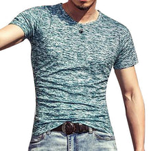 Load image into Gallery viewer, Fashion Men T Shirts Summer Sports Running Top Tees Mens Clothing Short Sleeve Casual O Neck Fitness Tshirt printed Sportwear