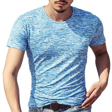 Load image into Gallery viewer, Fashion Men T Shirts Summer Sports Running Top Tees Mens Clothing Short Sleeve Casual O Neck Fitness Tshirt printed Sportwear