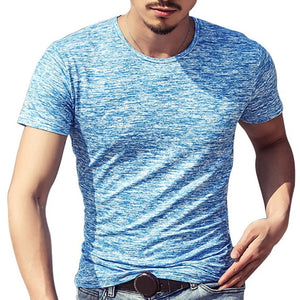 Fashion Men T Shirts Summer Sports Running Top Tees Mens Clothing Short Sleeve Casual O Neck Fitness Tshirt printed Sportwear