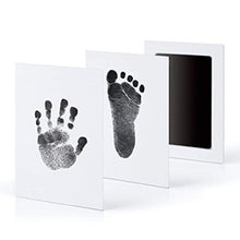 Load image into Gallery viewer, Footprint Imprint Kit Baby Ink Pad Storage Memento Ink Newborn Photo Frame Kits Baby Souvenir Drawer Inkless Handprint Casting