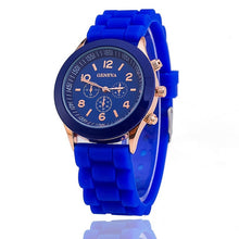 Load image into Gallery viewer, 2019 Hot Sales Geneva Brand Silicone Women Watch Ladies Fashion Dress Quartz Wristwatch Female Watch montre relogio feminino