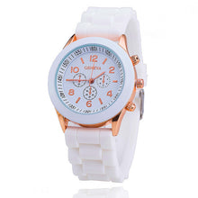 Load image into Gallery viewer, 2019 Hot Sales Geneva Brand Silicone Women Watch Ladies Fashion Dress Quartz Wristwatch Female Watch montre relogio feminino