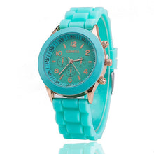 Load image into Gallery viewer, 2019 Hot Sales Geneva Brand Silicone Women Watch Ladies Fashion Dress Quartz Wristwatch Female Watch montre relogio feminino