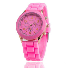 Load image into Gallery viewer, 2019 Hot Sales Geneva Brand Silicone Women Watch Ladies Fashion Dress Quartz Wristwatch Female Watch montre relogio feminino