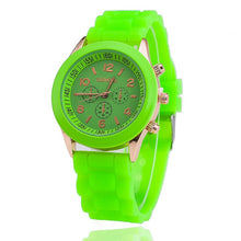 Load image into Gallery viewer, 2019 Hot Sales Geneva Brand Silicone Women Watch Ladies Fashion Dress Quartz Wristwatch Female Watch montre relogio feminino