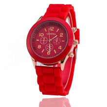 Load image into Gallery viewer, 2019 Hot Sales Geneva Brand Silicone Women Watch Ladies Fashion Dress Quartz Wristwatch Female Watch montre relogio feminino