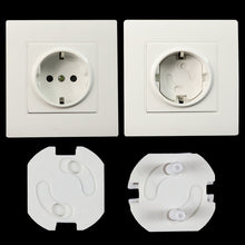 Load image into Gallery viewer, 10pcs EU Power Socket Electrical Outlet Baby Kids Child Safety Guard Protection Anti Electric Shock Plugs Protector Rotate Cover